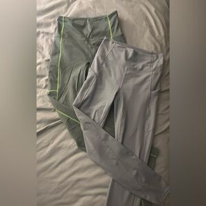 Two pairs of Fabletics leggings